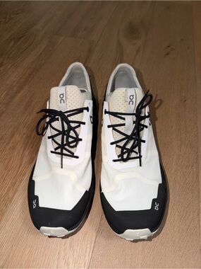 On Running Men's White and Black Athletic Sneakers